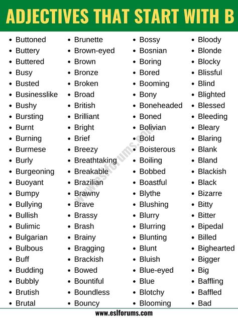 Beautiful Adjectives, Common Adjectives, Boring Person, List Of Adjectives, Phonics Chart, English Language Learning Grammar, English Writing Skills, Spelling Words, English Writing