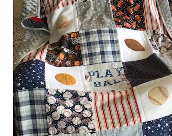 Basketball Quilt, Nautical Baby Quilt, Baseball Quilt, Coastal Quilts, Football Quilt, Quilt Room, Sports Quilts, Kids Quilts, Quilter Gifts