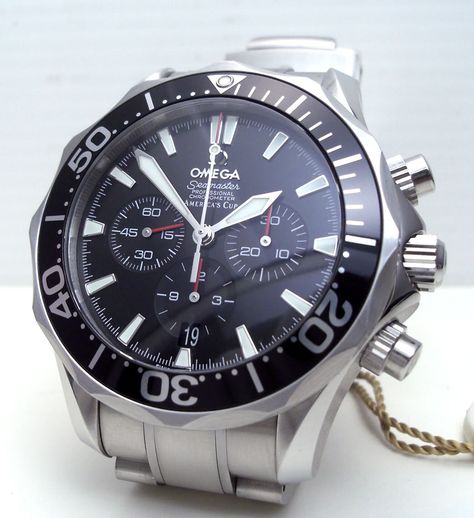 Omega Seamaster Chronograph, America's Cup, Watches Rolex, Americas Cup, Dream Watches, Expensive Watches, Time Zone, Time Zones, Mans World