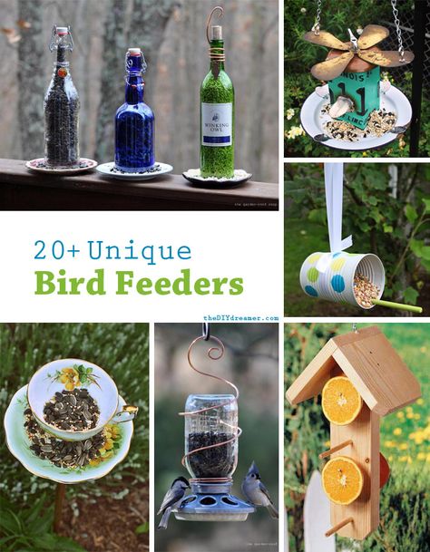 Bird Feeders Birds Bath, Unique Bird Feeders, Life Planning, Garden Junk, Diy Bird Feeder, Diy Birds, Animal Farm, Backyard Projects, Best Diy