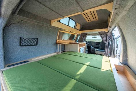 Chevy Express Camper Van Conversions - Contravans Chevy Express Camper Van, Dodge Camper Van, Chevy Express Van, Camper Van Conversions, Vw Westfalia, Campervan Conversion, Van Conversions, Chevy Express, Camper Van Conversion