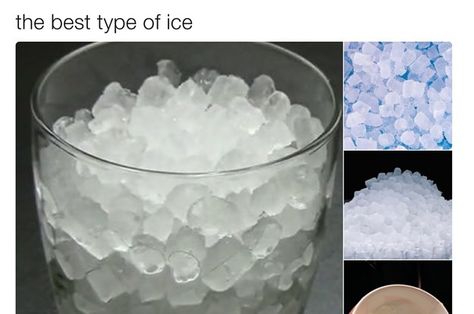 27 Pictures That Are Totally, 100%, Actually True  --- this is a good one. Ice Eater, Ice Aesthetic, Types Of Ice, Sonic Ice, Nugget Ice Maker, Ice Storage, Ice Maker Machine, Portable Ice Maker, Eating Ice