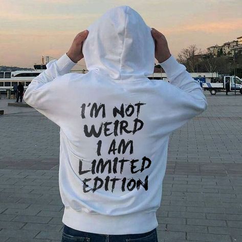 Print Hoodie, Limited Editions, Hoodie Print, Limited Edition, White