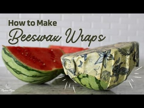 How to make reusable beeswax wraps to reduce your use of single-use plastics in the kitchen. Easy DIY project for scrap fabric. Kitchen Easy Diy, Diy Beeswax Wrap, Wax Wraps, Mountain Rose Herbs, Beeswax Wraps, Beeswax Food Wrap, Scrap Busters, Food Wraps, Scrap Fabric