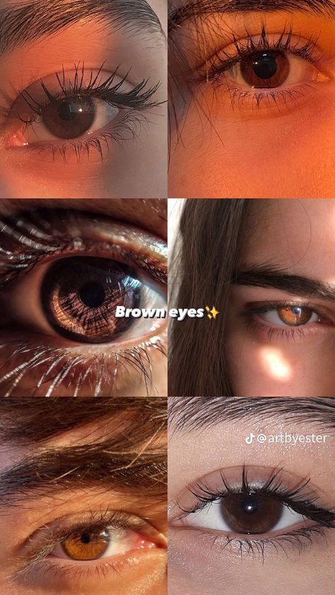 Pretty Eyes Color, Brown Eyes Aesthetic, Eye Color Chart, So Aesthetic, Beautiful Eyes Color, Pretty Brown Eyes, Snap Streak Ideas Easy, Brown Eyed Girls, Aesthetic Eyes