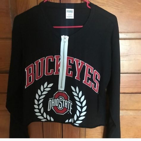 Cute ohio state crop top Buck Eyes, Ohio State, Ohio, Victoria's Secret, Crop Top, Like New, Crop Tops, Outfit Inspo, Plus Fashion