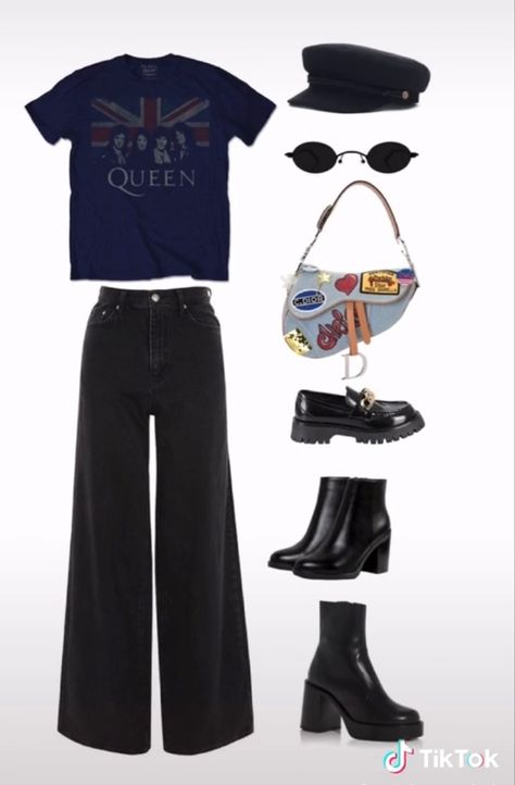 Harry Styles Aesthetic Outfits Women, Queen Concert Outfit, 70s Concert Outfit, Harry Styles Inspired Outfits, Harry Styles Outfits, Queen Concert, Harry Styles Concert Outfit Ideas, Journey Concert, Hslot Outfit