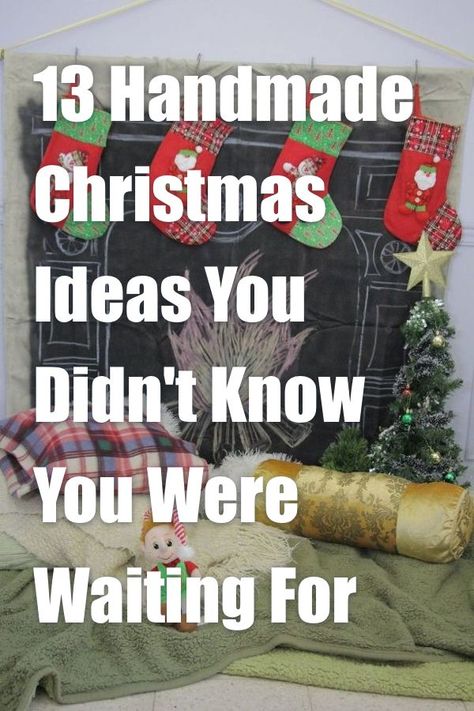 With Christmas right around the corner, its time to start thinking about your DIY Christmas decor. Check out 13 of the cutest handmade Christmas ideas! #diy #christmas #christmasdecor #holidays Christmas Ideas Diy, Christmas Bazaar Crafts, Christmas Gifts To Make, Diy Christmas Decor, Christmas Sewing Projects, Holiday Sewing, Diy Christmas Gifts Cheap, Handmade Christmas Crafts, Christmas Crafts For Gifts