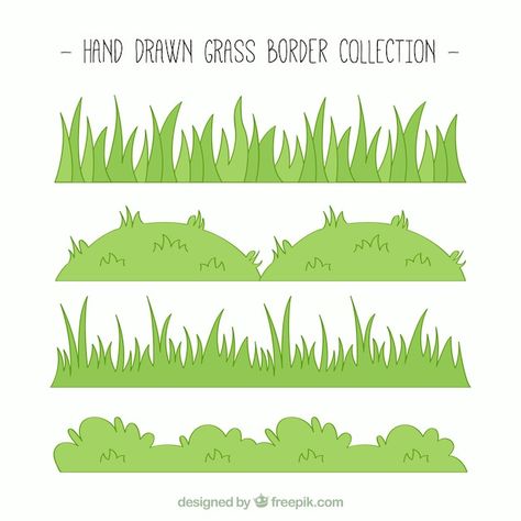 Cartoon Grass, School Counselor Office Decor, Art Flowers Painting, Grass Drawing, Inkscape Tutorials, Cartoon Trees, Felt Animal Patterns, Nature Sketch, Acrylic Painting Lessons