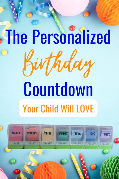 birthday decorations, balloons Countdown To 18th Birthday, 5 Days To Go Countdown Birthday, 7 Days To Go Countdown Birthday, Birthday Countdown Ideas, Vitamin Organizer, Countdown Activities, Teachers Strike, Daily Vitamin, Birthday Countdown