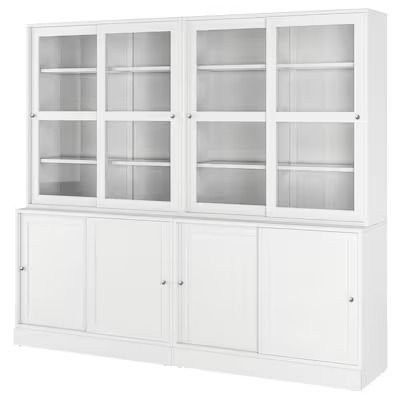 Cabinets, Hutches & Cupboards - IKEA Ikea Tall Kicheen Units, Ikea Storage Cabinets, Dining Room Cabinet, Ikea Website, Dining Cabinet, Dentist Office, Dining Room Storage, Ikea Storage, Glass Cabinet Doors