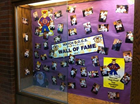 Watch Dogs School Program, Family Involvement Activities, Truth Statements, Dog Bulletin Board, Pta Programs, Middle School Bulletin Boards, Art Bulletin Boards, Family Involvement, Pta School