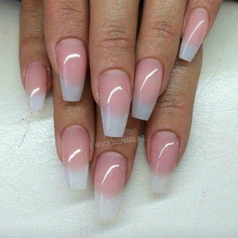 American Manicure  (with pink and clear gel over basic tips.) American Manicure Nails Acrylic, American Manicure Nails, American Manicure, Nails Board, Her Nails, Manicure Nails, Thanksgiving Nails, Ballerina Nails, Get Nails