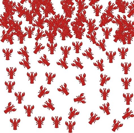 Amazon.com: Ambishi 120pcs Lobster Confetti - Lobster Theme Birthday/Wedding/Engagement/Bridal Shower Party Table Decorations - She Found Her Lobster Table Scatter Confetti - Funny Bachelorette Party Favors Supplies : Home & Kitchen She Found Her Lobster, Funny Bachelorette, Bach Party, Party Table Decorations, Bachelorette Party Favors, Theme Birthday, Bridal Shower Party, Party Table, Shower Party