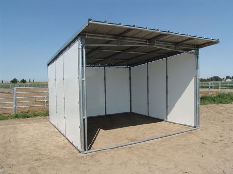 Small Horse Run In Shed, Run In Shelter For Horses, Horse Run In Shelter With Tack Room, Run In Shed For Horses Plans, Pasture Shelter, Covered Riding Arena With Stalls, Small Fence, Horse Shelter, Country Fences