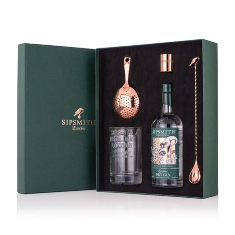 The Perfect Martini, Cocktail Making Kit, Sipsmith Gin, Mixology Set, Gifts For Gin Lovers, Perfect Martini, Flavoured Gin, Liquor Gifts, Alcohol Packaging