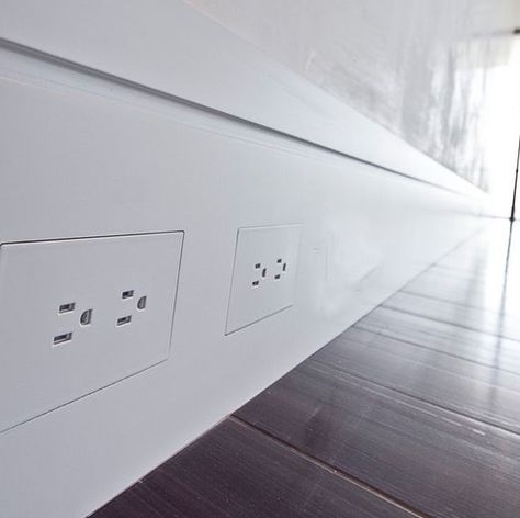 What do you guys think about outlets in the baseboards? I am doing all my main floor outlets in baseboards:) Hidden Outlets, Baseboard Styles, Contemporary Entryway, Contemporary Stairs, Contemporary Door, Contemporary Building, Contemporary Exterior, Contemporary Fireplace, Contemporary Cottage