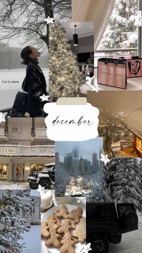 #christmasvibes #christmasaesthetic #december December Aesthetic Collage, December Wallpaper Aesthetic, December Collage, December Aesthetic Cozy, December Aesthetic, December Wallpaper, Christmas Dreaming, Good Morning Gorgeous, Xmas Wallpaper