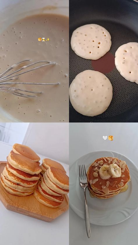 Pancake Aesthetic Instagram, Pancake Aesthetic, Pancakes Aesthetic, Cake Story, Food Captions, Catering Ideas Food, Sweet Dishes Recipes, Tasty Recipes Videos, Healthy Food Motivation