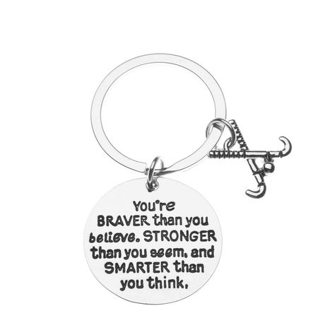 Field Hockey Charm Keychain, Inspirational You’re Braver Than You Believe, Stronger Than You Seem and Smarter You Think Jewelry, Field Hockey Gifts for Players and Teams >>> To view further for this item, visit the image link. (This is an affiliate link) Field Hockey Quotes, Hockey Keychain, Field Hockey Gifts, Hockey Hair, Hockey Jewelry, Hockey Quotes, Gymnastics Gifts, Womens Lacrosse, Basketball Camp