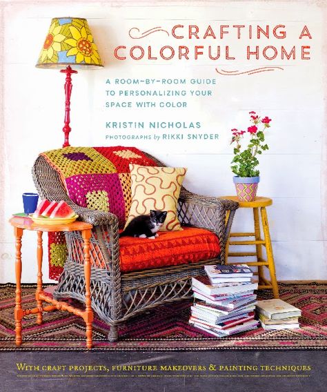 This upcoming book from @kristinnicholas looks like a good one: Crafting a Colorful Home: A Room-by-Room Guide to Personalizing Your Space with Color Link Love for Best Crochet Patterns, Ideas and News Painted Lampshade Diy, Painted Lampshade, Lampshade Diy, Painting Lamp Shades, Colorful Home, Mason Jar Crafts Diy, Craft Room Organization, Mason Jar Diy, Mural Painting