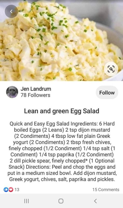 Optavia Lean And Green Recipes 5&1 Egg Salad, Optavia Egg Salad, Optavia Lean And Green Recipes 5 1 Fish, Optavia Egg Recipes, Optavia Thanksgiving Recipes, Optavia Tips And Tricks, Optavia Plan, Octavia Recipes, Eating Greens