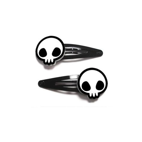 Tasty Peach Studios — Kawaii Skull Hair Clips ($10) �❤ liked on Polyvore featuring accessories, hair accessories, hair clip accessories and barrette hair clips Kawaii Skull, Tasty Peach Studios, Tasty Peach, Anting Manik, Hair Clip Accessories, Scene Emo, Emo Scene, Mall Goth, Pastel Goth