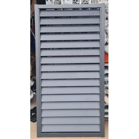 Aluminium Horizontal Louvre Gates in Brisbane - SQM Guide Aluminium Louvers, Fence Gates, Metal Gate, Aluminium Gates, Fence Gate, Red Cedar, White Gloss, Box Frames, Brisbane