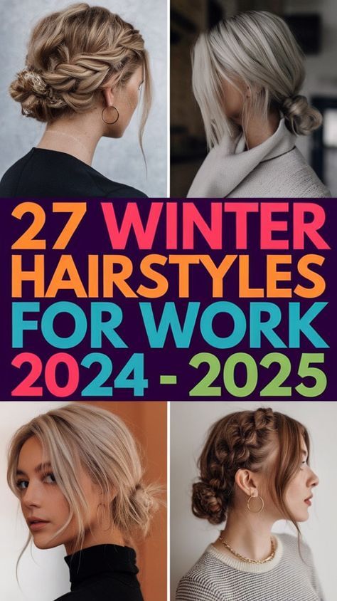 Quick Professional Updo, Up Hairstyles For Long Hair For Work, Office Updos For Medium Length Hair, Updo For Work Long Hair, Professional Hairstyles Long Hair, Quick And Easy Work Hairstyles, Long Hair Professional Styles, Teacher Hairstyles Long Hair, Interview Hairstyles Short