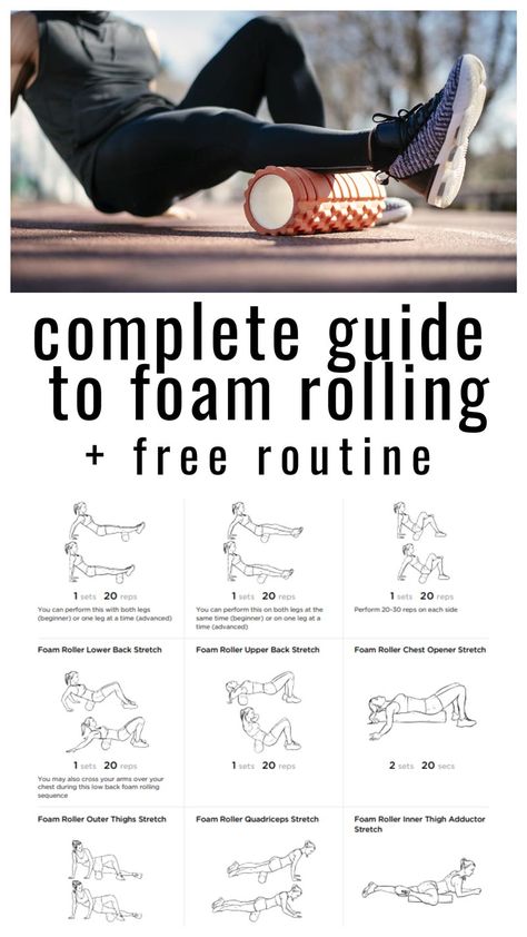 How To Use Body Roller, Foam Roll Routine, Form Roller Stretches, Foam Roller Stretches For Back, Foam Rolling For Back Pain, Sore Muscle Stretches, Lower Back Foam Roller Stretches, Foam Roll Hip Flexor, How To Roll Out Muscles