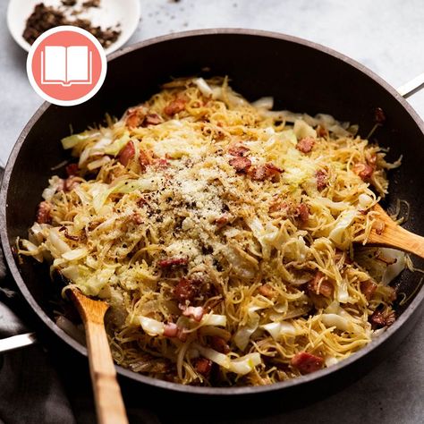 Fried Cabbage With Noodles & Bacon Recipetin Eats Recipes, Nagi Recipe Tin Eats, Cabbage With Noodles, Easy Irish Recipes, Easy Cabbage Recipes, Fennel Pasta, Tin Eats, Fried Cabbage Recipes, Side Dishes For Ham