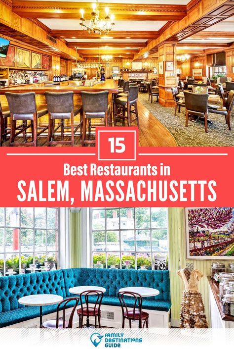 Want to see the best restaurants in Salem, MA? We’re FamilyDestinationsGuide, and we’re here to help: From incredible brunch spots and amazing places to eat dinner, to local foodie spots and hidden gems, discover the BEST Salem restaurants - so you get memories that last a lifetime! #salem #salemrestaurants #restaurantsinsalem #bestrestaurantsinsalem #placestoeatsalem Salem Restaurants, Hyannis Cape Cod, Cape Cod Restaurants, Salem Massachusetts Travel, Cape Cod Travel, Chatham Cape Cod, Boston Restaurants, Massachusetts Travel, New England Road Trip