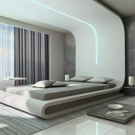 Futuristic Room Ideas, Futuristic House Interior, Futuristic Bedroom Design, Futuristic Rooms, Futuristic Room, Futuristic Bedroom, Futuristic Interior Design, 7 Elements, Futuristic Home