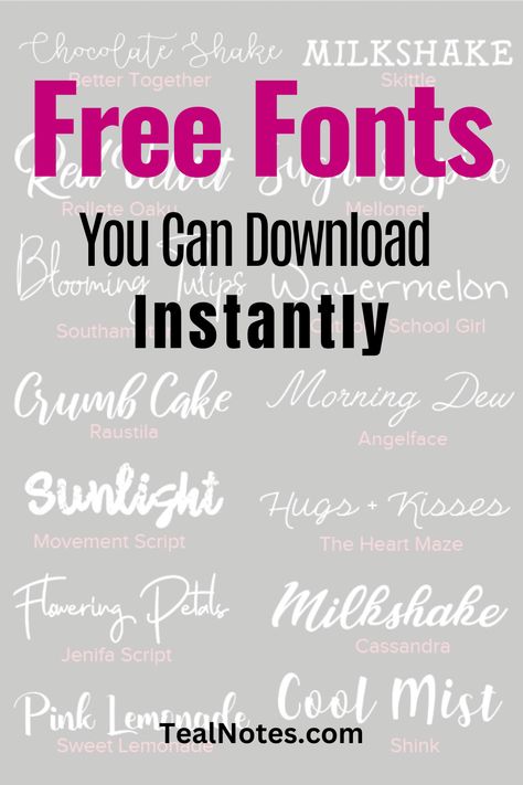 Free Fonts For Cricut Explore Air 2, Writing Fonts Ideas, How To Download Free Fonts For Cricut, Printable Fonts Free Templates, Writing Fonts Free Hand Alphabet, New Font Style, Download Fonts Free, Cricut Font Combinations, Free Printable Fonts