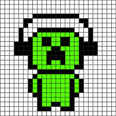 Minecraft 2D Pixel Art ideas | Minecraft Pixel Art Building Ideas Minecraft Creeper Pixel Art, Pixelart Minecraft, Minecraft Pixel Art Templates, Grille Pixel Art, Pixel Art Maker, Pixel Art Minecraft, Image Pixel Art, Modele Pixel Art, Art Plan