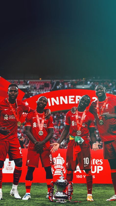 Liverpool FC | FA Cup Final 2022 Liverpool Team Wallpaper, Liverpool Players Wallpaper, Liverpool Fc Aesthetic Wallpaper, Sadio Mane Wallpaper, Sadio Mane Liverpool, Liverpool Fc Wallpapers, Liverpool Fa Cup, Liverpool Football Team, Liverpool 2023