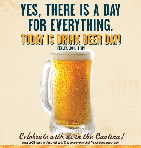 Celebrate every good day! National Drink Beer Day, Beer Snacks, Hey Bartender, Beer Quotes, Friday Quotes Funny, Beer Day, Beer Fest, All Beer, Drink Beer