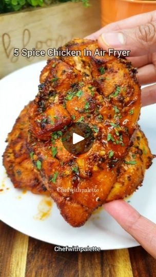 5 Spice Chicken, Chicken Airfryer, Chicken In Air Fryer, Innovative Recipes, Chicken Marinate, Meal Prep Chicken, Salad Dip, Air Fryer Recipes Chicken Breast, Dark Soy Sauce