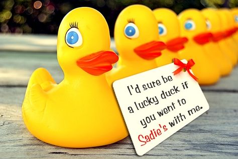 Rubber Ducks Sadie Hawkins Dance Proposal Prom Answers, Sadie Proposals, Dance Answers, Sadies Ideas, Candy Poster Board, Sadie Hawkins Proposals, Dance Asks, Sadies Proposal, Sadies Dance