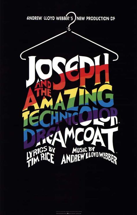 Joseph and the Amazing Technicolor Dreamcoat 27x40 Broadway Show Poster Musical Theatre Posters, Jason Donovan, Joseph Dreams, Audition Songs, Technicolor Dreamcoat, Broadway Posters, Andrew Lloyd Webber, Play Poster, Music Of The Night