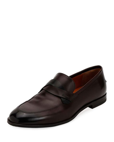 BALLY MEN'S WELNEY LEATHER TWIST-STRAP LOAFERS. #bally #shoes Loafer Shoe, Bally Shoes, Leather Loafer Shoes, Dress Loafers, Westminster, Leather Loafers, Mens Casual Shoes, Loafer Shoes, Loafers Men