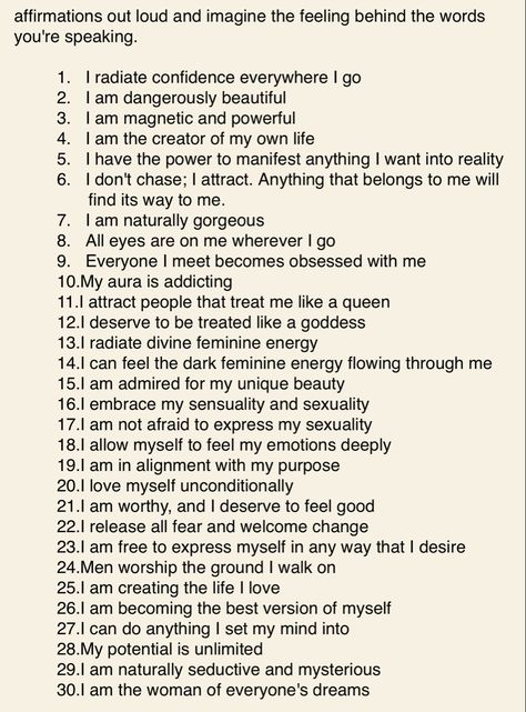 Excerpt from the book, “Dark Feminine Energy - How To Become A Femme Fatale: The Dark Feminine Secrets To Self-Discovery & Confidence” by Samantha Jane Graham Dark Feminine Energy, Quotes Dream, Energy Healing Spirituality, Spiritual Manifestation, Dark Feminine Aesthetic, Self Confidence Tips, Dark Feminine, Self Love Affirmations, Positive Self Affirmations