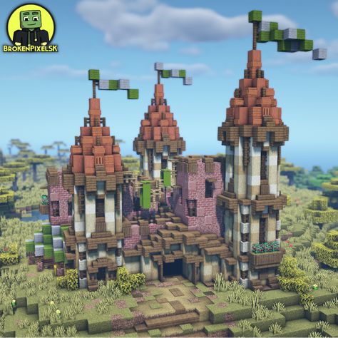 Savannah fortress built in Minecraft Savannah Base Minecraft, Savannah Builds Minecraft, Minecraft Savanna Base, Sand Castle Minecraft Build, Savannah Minecraft, Savannah House Minecraft, Minecraft Savannah Build, Minecraft Fortress Ideas, Small Minecraft Castle