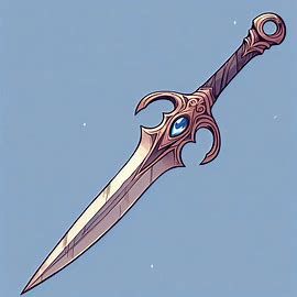 anime art style2c elven dagger2c simple design2c curv - Image Creator from Microsoft Designer Fantasy Dagger Art, Dagger Designs Ideas, Dagger Concept Art, Kenku Druid, Prop Concept Art, Dagger Drawing, Dagger Design, Gnome Wizard, Prop Concept