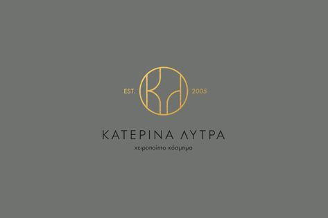 KATERINA LYTRA handmade jewellery on Behance Jewelery Logos Design, Jewelry Brand Logo, Design Studio Workspace, Negative Space Logos, Logo Jewelry, Budget Book, Food Graphic Design, Handmade Brand, Jewellery Brand