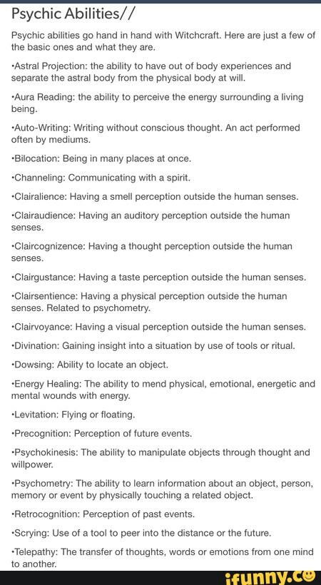 Cool list of different psychic abilities Aura Reading, Writing Fantasy, Cody Christian, Writing Characters, Story Prompts, Book Writing Tips, Writing Resources, Writing Advice, Writers Block