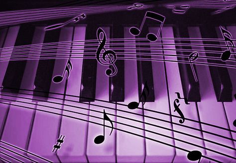 Purple Piano Keyboard and Notes | by dreamlyn Purple Piano, Learn To Play The Piano, Playing Musical Instruments, Piano Playing, Play The Piano, Piano Keyboard, Piano Keys, Learn Piano, The Piano