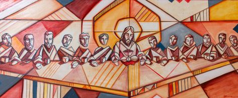 Artistic Painting, Jesus Painting, Last Supper, Commercial Design, Royalty Free Photos, Image Illustration, Free Stock Photos, Jesus Christ, Stock Images Free