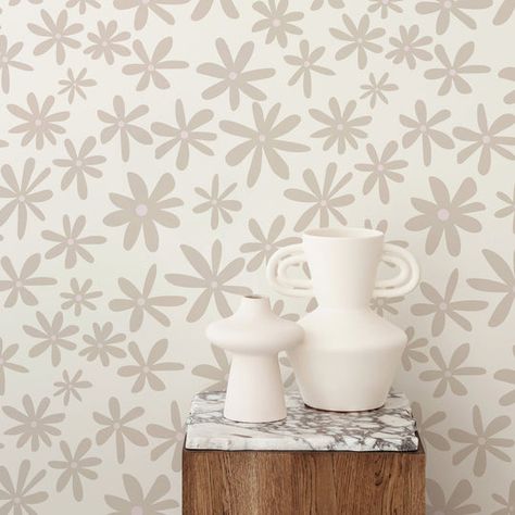 Livettes Wallpaper, Luxury Feeling, Wallpaper Classic, Girls Bedroom Wallpaper, Matte Wallpaper, Textile Wallpaper, Wallpaper Print, Wallpaper Interior Design, Daisy Wallpaper