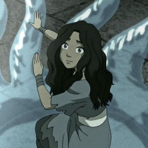 Avatar The Last Airbender Katara Icon, Katara Aesthetic Icon, Atla Katara Icon, Katara Pfp Icon, Avatar Katara Icon, Avatar The Last Airbender Aesthetic Icon, Katara Icon Aesthetic, Katara Hair Down, Katara Pfp